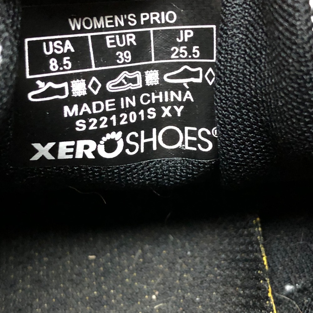 Xero Shoes Prio Womens 8.5 Barefoot Shoes Grey Purple Minimalist Running Outdoor - Picture 2 of 16